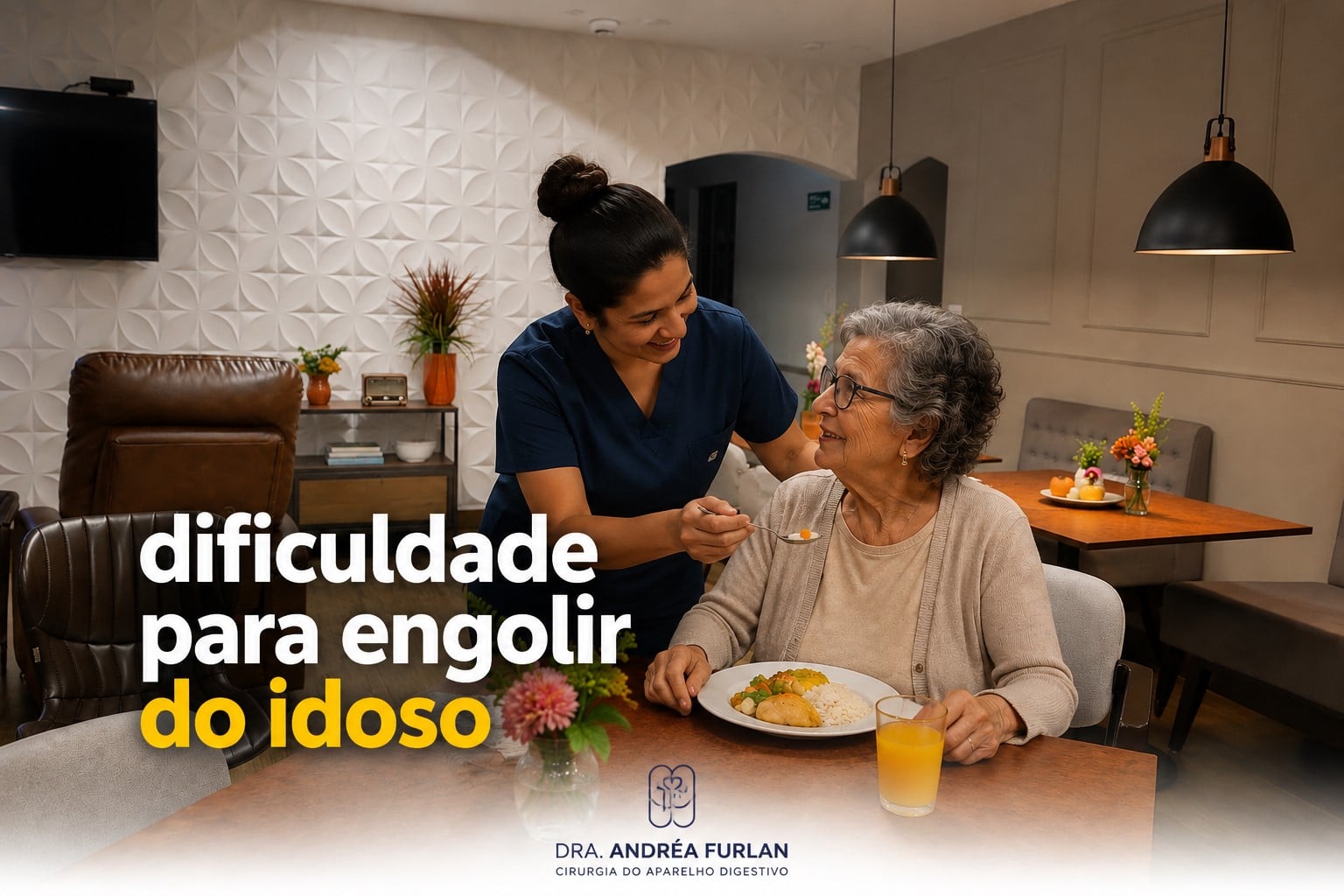 Dificuldade para engolir do idoso: causas, sinais de alerta e tratamento