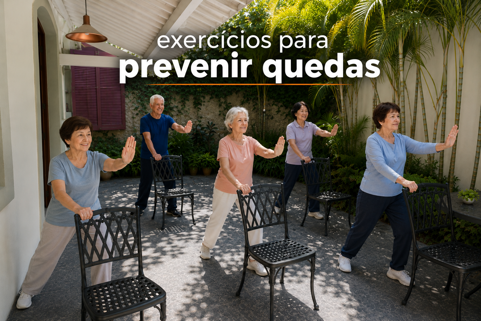 Exercícios para Prevenir Quedas: 8 Movimentos Simples e Seguros para Idosos
